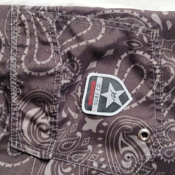 Molokai surf/swim Bermuda shorts sz 34 - Picture 3 of 8